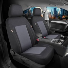 Schonbezüge Sitzbezüge für VW Amarok Bj ab 2010 in Schwarz/Grau TF4