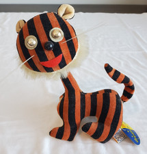 VTG Dakin Dream Pets Japan MOD Tiger 1223 Stuffed Animal w/Original Tag 1960's