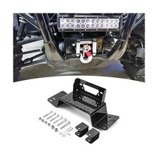 Wsays Front Bumper Winch Mounting Plate Compatible with Honda Pioneer 700 and...