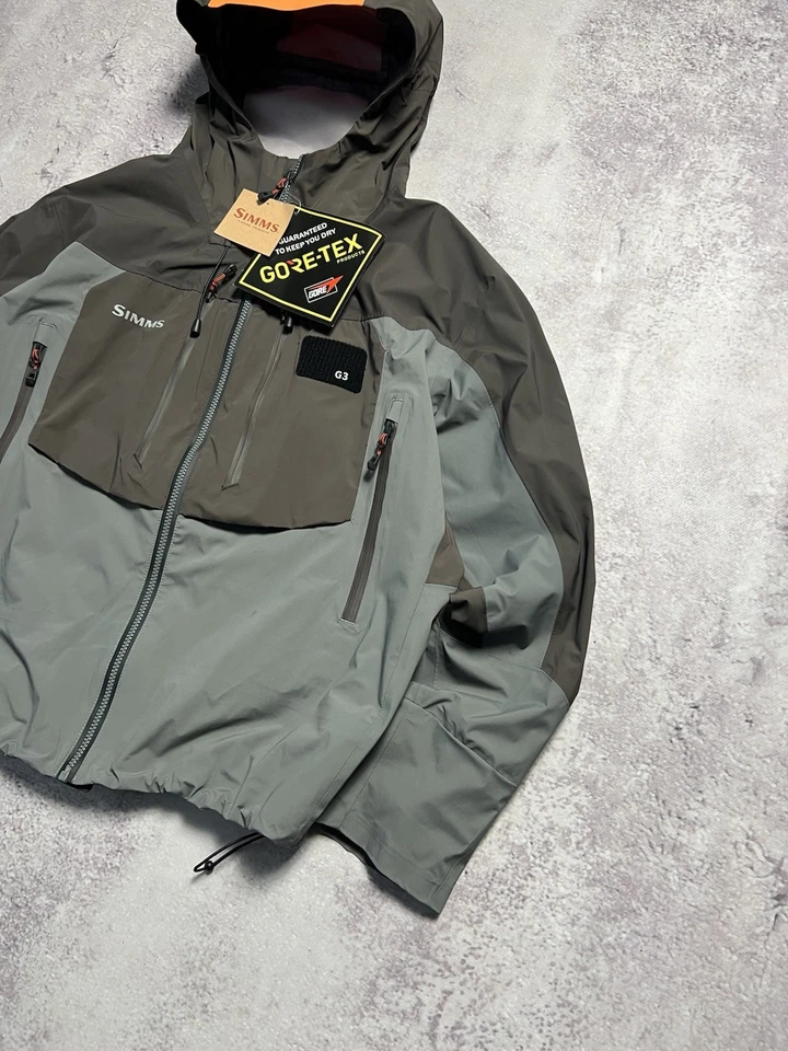 Simms G3 Guide Wading Jacket Gore-Tex Waterproof Fishing Shell, New Mens - L - Image 4 of 4
