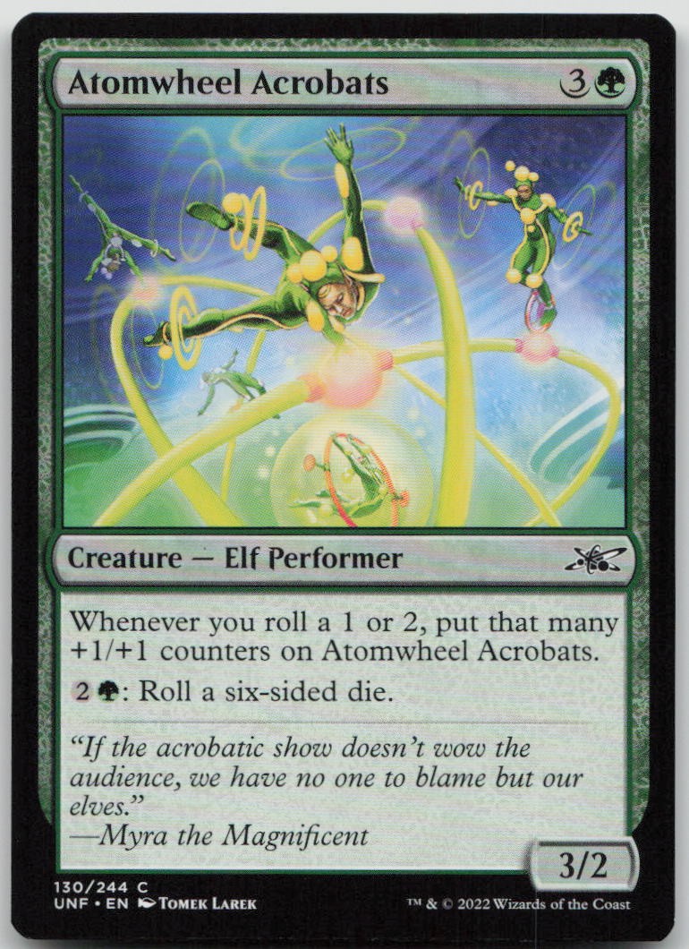 Atomwheel Acrobats #130 Common Unfinity Magic: The Gathering Warped