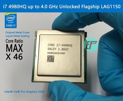 MAGIC REFORM Intel Mobile CPU i7 4980HQ, up to 4.0 GH, Unlocked, 47 W, 6M Cache
