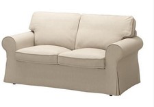 Brand New Ikea EKTORP Cover for 2-Seat Sofa , Nordvalla light Beige,103.177.44