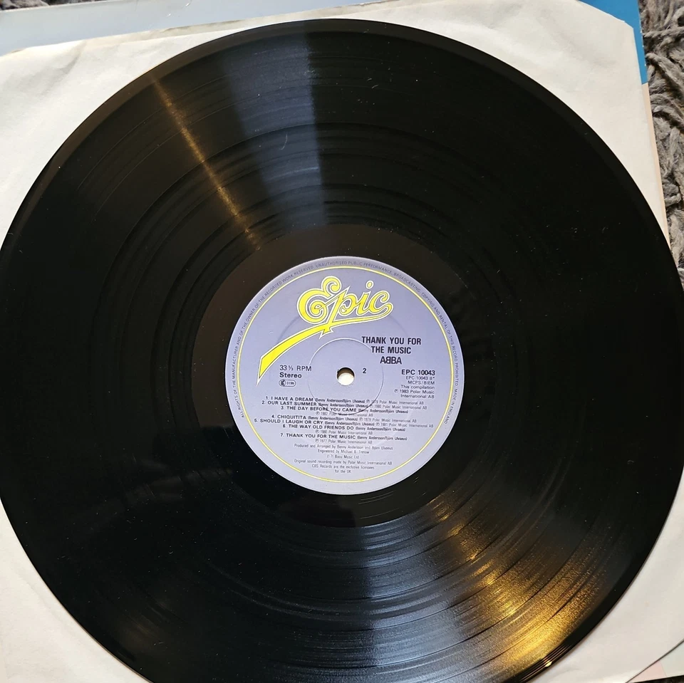 ABBA Thank You For The Music A Collection Of Love Songs 1983 UK VINYL LP Eagle A - Image 3 of 4