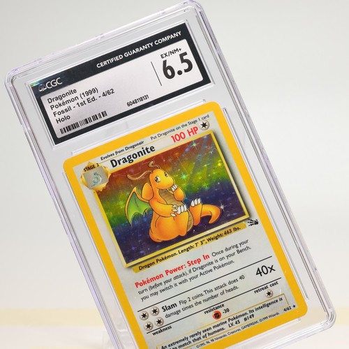 Dragonite (Unlimited) graded CGC 6.5 for sale on eBay