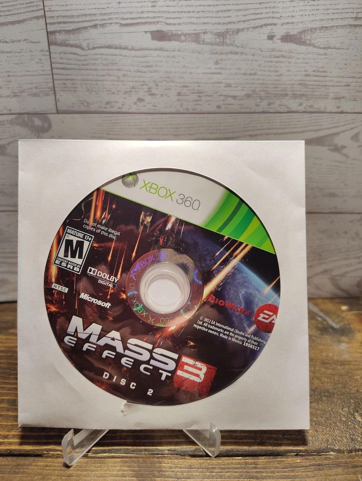 Mass Effect 2 xbox 360 disc 2 Disk only (untracked)