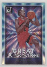 2021-22 Panini Donruss Great X-Pectations Holo Teal Laser Scottie Barnes #22 2zu