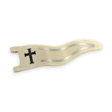 Playmobil Zubehör Fahne Flagge Banner Kreuz Kreuzritter Hellweiß Kirche