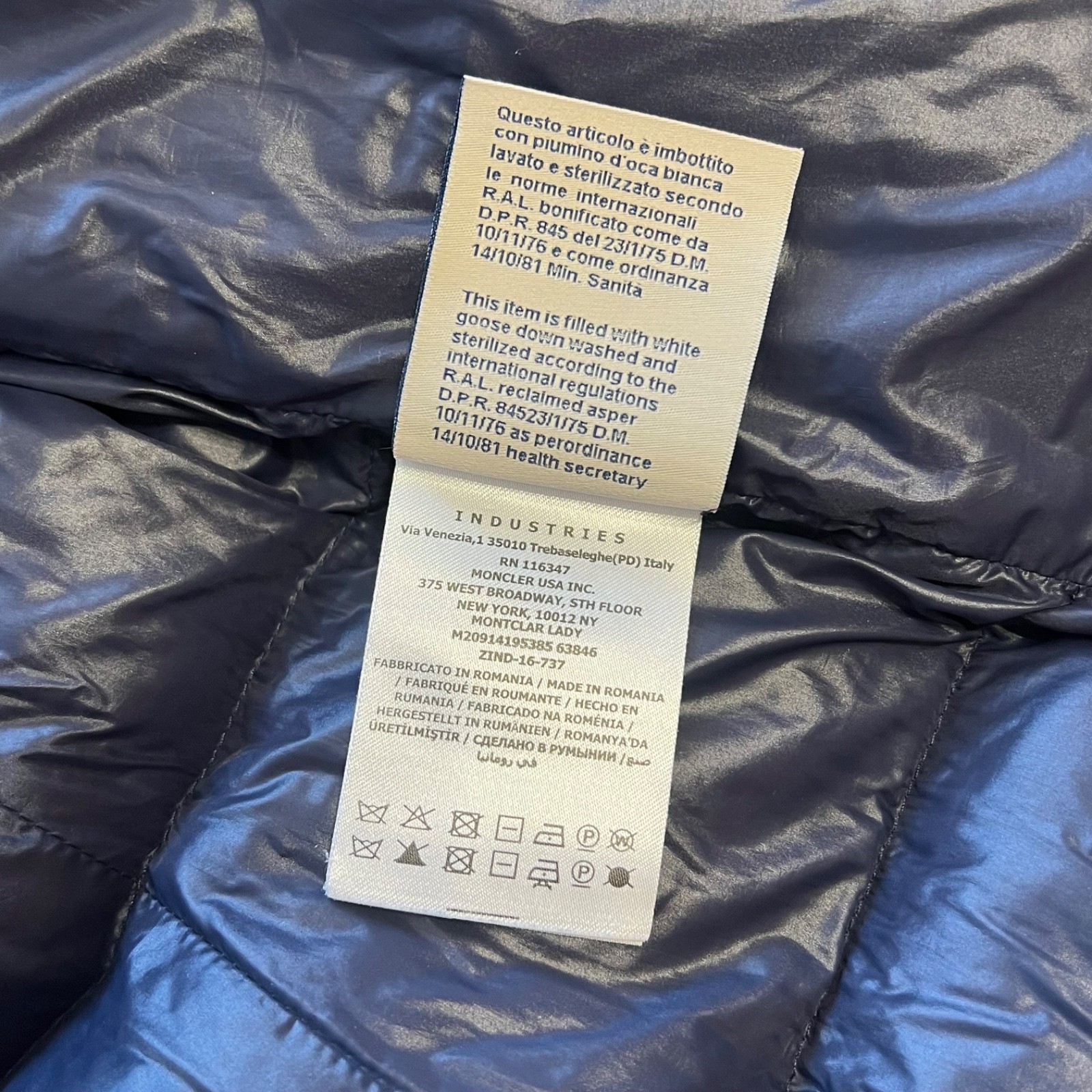 Moncler Montcla Size 1 Medium M Black Down Women's Puffer Jacket thumbnail 11