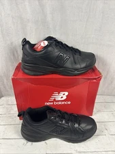 New Balance Men's MX608v5 Slip Resistant Shoes Black Size 10 4E New In
