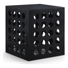 Meridian Furniture Kinsley Black Oak Veneer / MDF End Table