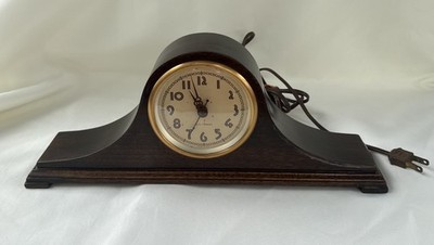 Vtg Art Deco 14  Seth Thomas Talson Electric Mantel Clock 3371 Working USA