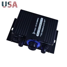 AK-170 12V 2 Ch HiFi Bass Power Amplifier Mini Stereo Audio FM Car Home AMP 400W