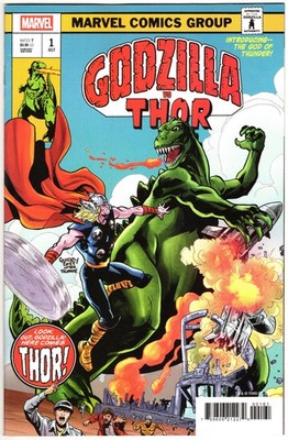 GODZILLA vs THOR #1 - GUIDRY KING OF MONSTERS HOMAGE - 1ST PRNT - 2025 - VF/NM