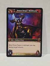 "Poison Tongue" McGillicutty World Of Warcraft TCG March Of The Legion...