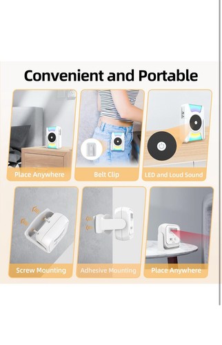 DAYTECH Indoor Motion Sensor Alarm for Caregiver Pager Room Bed Alarm… - Picture 6 of 9