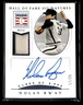 2021 National Treasures Nolan Ryan HOF Jersey Auto Autograph /25 #HOF-NR ZZ6467