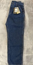 NEW Carhartt Flame Resistant Signature Denim Dungaree Size 32 X 32 Jeans Mens