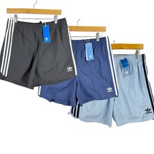 3 PAIRS - adidas Originals Sprinter Shorts Mens Size L 3-Stripe Trefoil