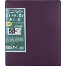 Pioneer Family Treasures Fabric Post Bound Album 12"X12" Rich Bordeaux