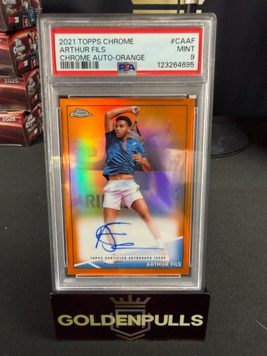 Arthur Fils #CA-AF 2021 Topps Chrome Autograph card