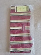 Longaberger Reversible Small Grocery Tote Bag Purse Holiday Stripe Poinsettia