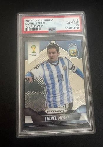 Lionel Messi 2014 World Cup Prizm #12 PSA 10
