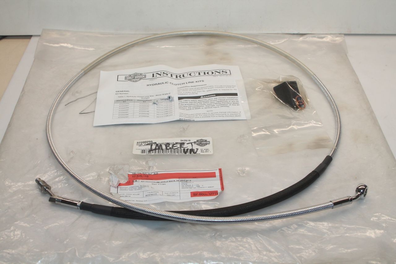 Durite embrayage Diamond Back chromée Harley Touring 37200255 originale