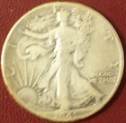 1941  LIBERTY WALKING TYPE! U.S. HALF DOLLAR! 90% SILVER!