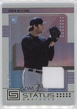 2023 Panini Chronicles Status Swatches Gold 51/99 Gavin Williams #SS-GW 11ur
