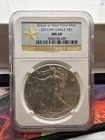 2011 (W) 1 OZ AMERICAN SILVER EAGLE, STRUCK  AT THE WEST POINT MINT, NGC MS 69