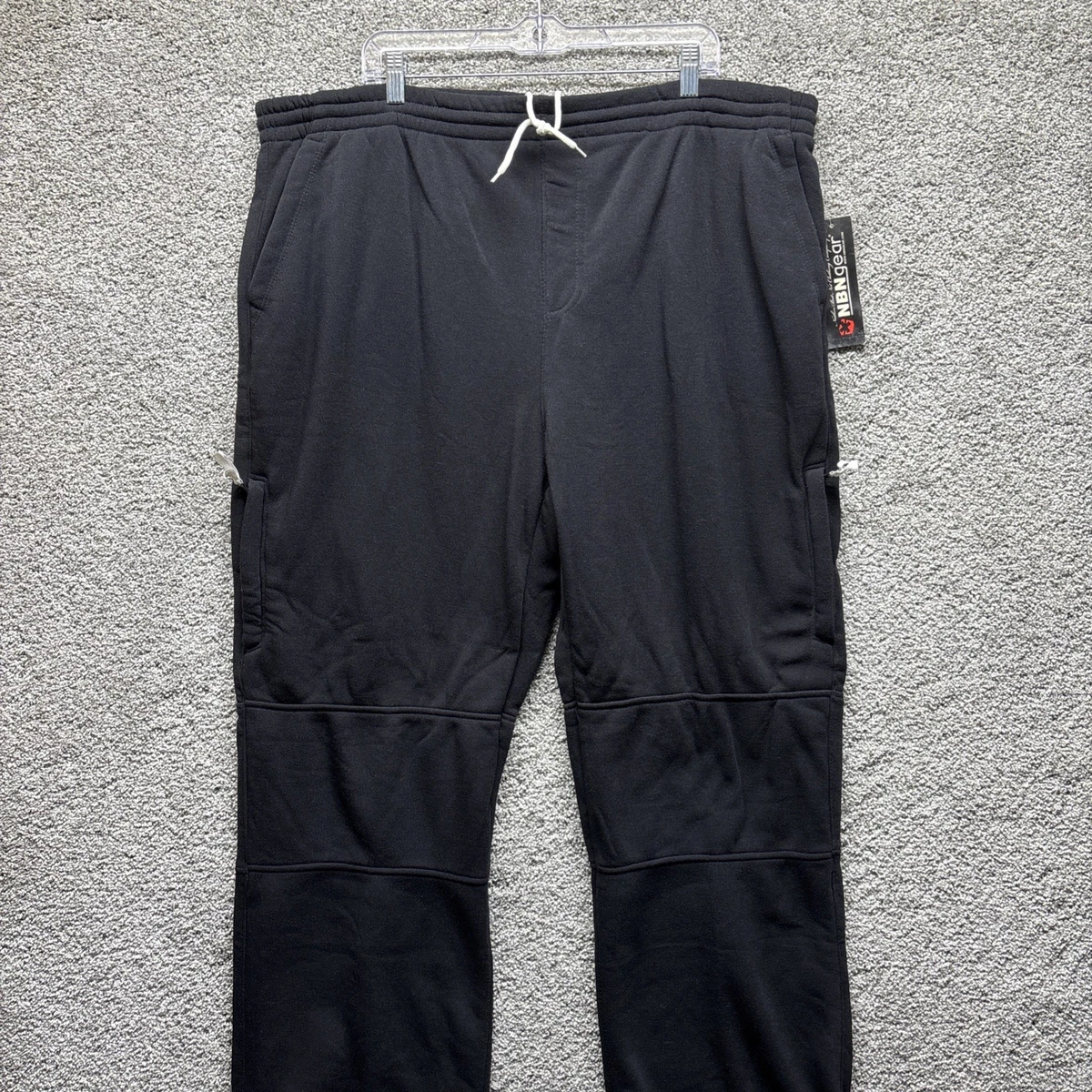 Pantalon De Survêtement NBN Gear Twinlight/NOIR Blanc – Homme Taille L – Neuf Avec étiquettes
