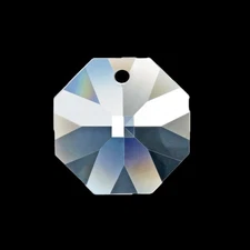 Asfour Crystal 14mm (1-hole) Octagon Beads Chandelier parts Crystal Beads #1081