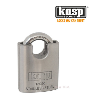 CK Tools Kasp 150 Serie Edelstahl Vorhängeschloss 50 mm geschlossener Bügel - K15050D