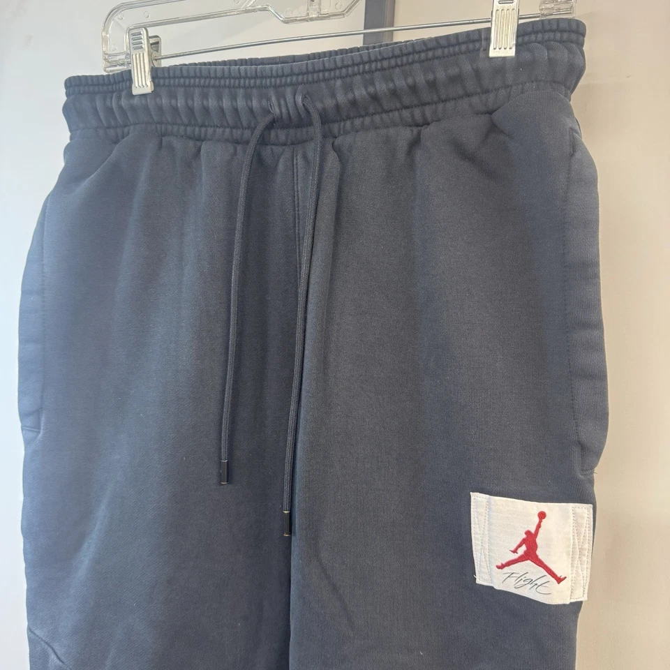 "Pantalones deportivos Air Jordan Jumpman Flight polar activo para hombre M 30-32"" negros" Foto 4 de 4