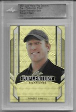 Marketplace image: Robert Oneill Leaf Pop Century GOLD SUPERFRACTOR Card OSAMA BIN LADEN KILLER 1/1
