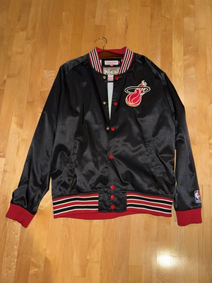 #ad Miami Heat Mitchell amp; Ness Hardwood Classics Fits As XL XXL $50.00