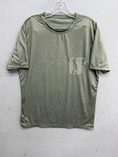 Vuori Shirt Men’s Large Green Tradewind Performance Tee Crew Neck Short Sleeve