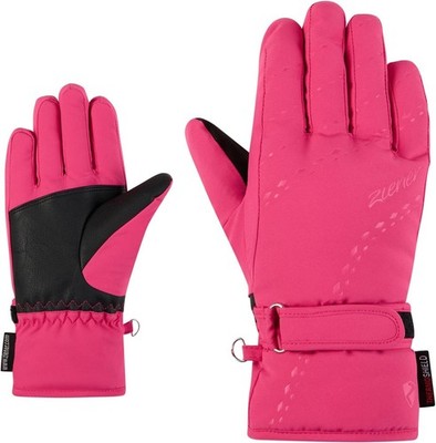 Ziener Mädchen LAMONIA-Z Ski-Handschuhe/Wintersport Größe 7 Pink
