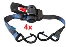 4x Automatik Spanngurt mit Sicherung Ratschenspanngurt Zurrgurt Angebot (959253)