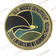 US JUSTICE DEPARTMENT DEA PATCH (DD) DRUG ENFORCEMENT ADMIN