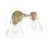 Designers Fountain D204M-2B Willow Creek 2 Light 17"W Vanity - Gold - Picture 4 of 12