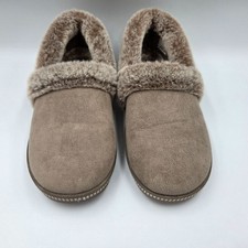Skechers Slippers Womens 7 Light Brown Taupe Cali Cozy Campfire Team Toasty