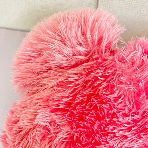 TAiTo Gloomy Bear Bloody Pink Face Cushion Plush Fluffy Soft Toy CGP 118 Rare JP - Picture 5 of 24