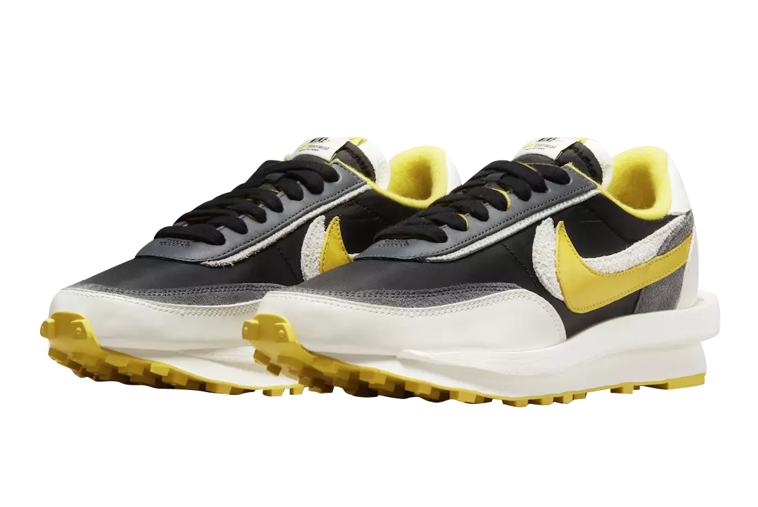 Nike LD Waffle sacai Undercover Black and Bright Citron - SIZE 12 - NEW IN BOX