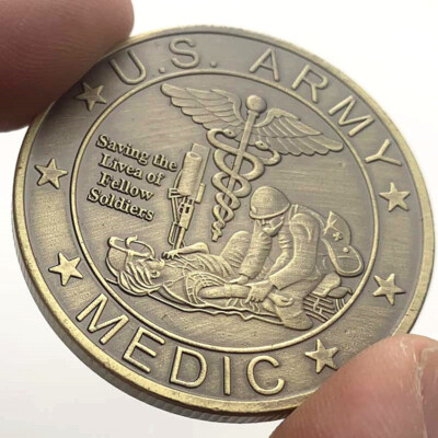 US Army Medic Medical Specialist Corps Challenge Coin - Collectible Military Gift