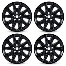Wheel skins for 2018-2021 CHEVROLET EQUINOX;17 inch Wheel Covers Set Of 4; Black