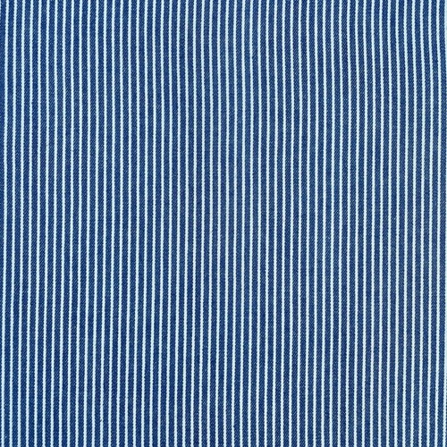 Tela de mezclilla de algodón teñida 100 % hilo John Louden Diseñador Líneas a rayas Material - Imagen 8 de 16