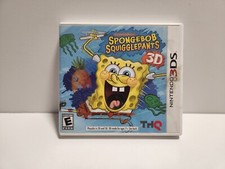 SpongeBob Squigglepants 3D Nintendo 3DS Original Case Only