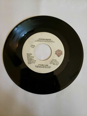 1981 Stephen Bishop - It's Only Love - Warner Bros (45RPM 7   Single)(J354) 
